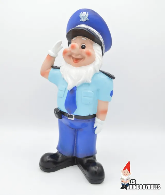 Le nain de jardin Policier